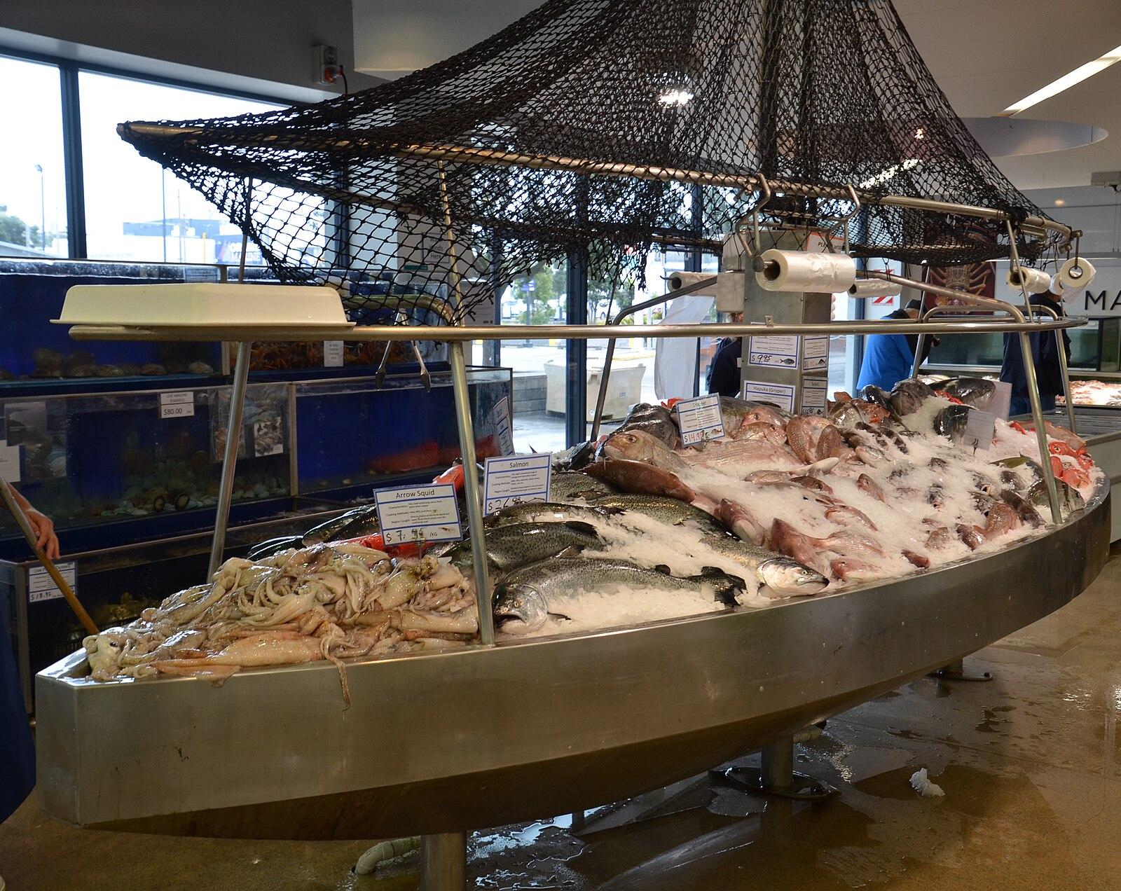 Auckland Fish Market and Seafood School in New Zealand
